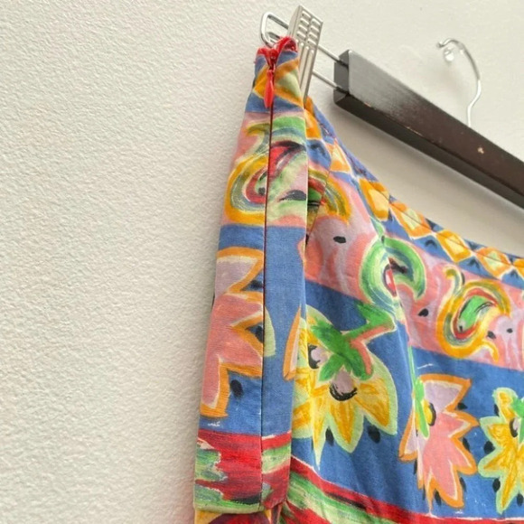 Vintage - Funky Made in France Full Skirt - Picture 7 of 9